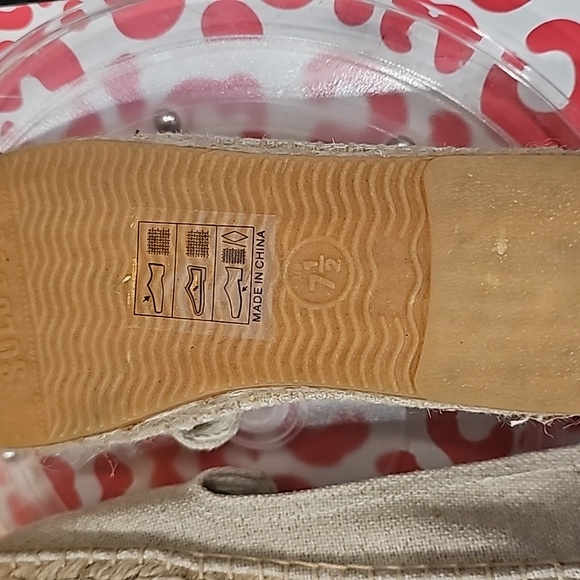 K Soludos Woven Flats Espadrilles Slip-Ons Women’s 7.5 LIKE NEW-boho-bohemian - Picture 9 of 9